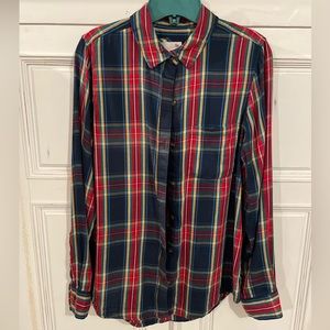 Sonoma Goods Flannel Favorite Shirt (Size M) (Multicolor)